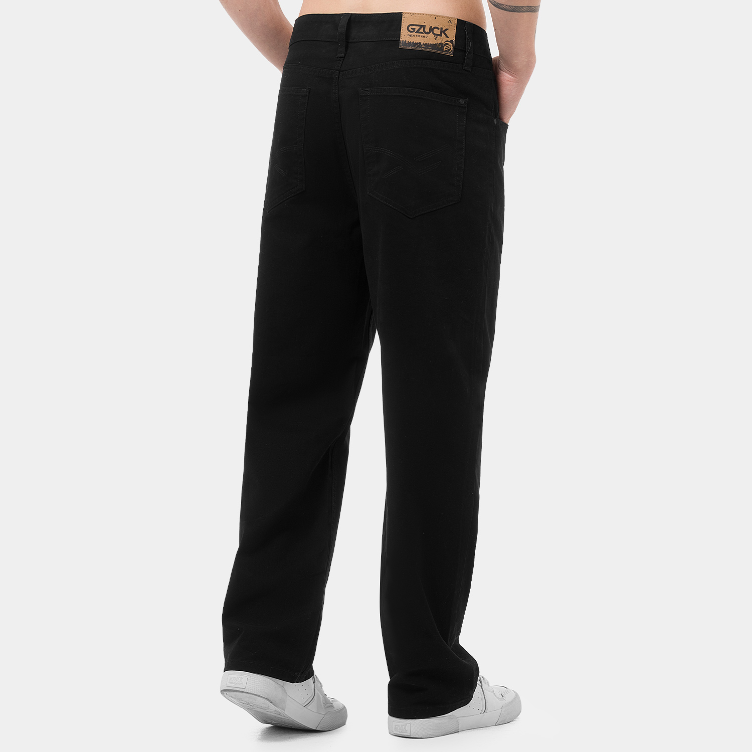 Pantalon Twill Soft (Straight) Levolx Drill Negro | Gzuck