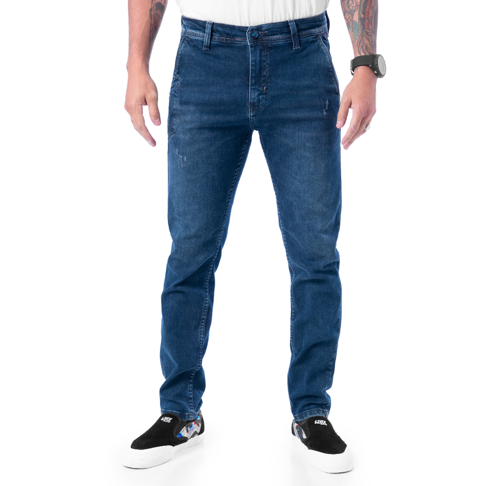 Pantalon Denim Comfort Lr Gj Serie 60 T. Stone Oxi Torn Gzuck