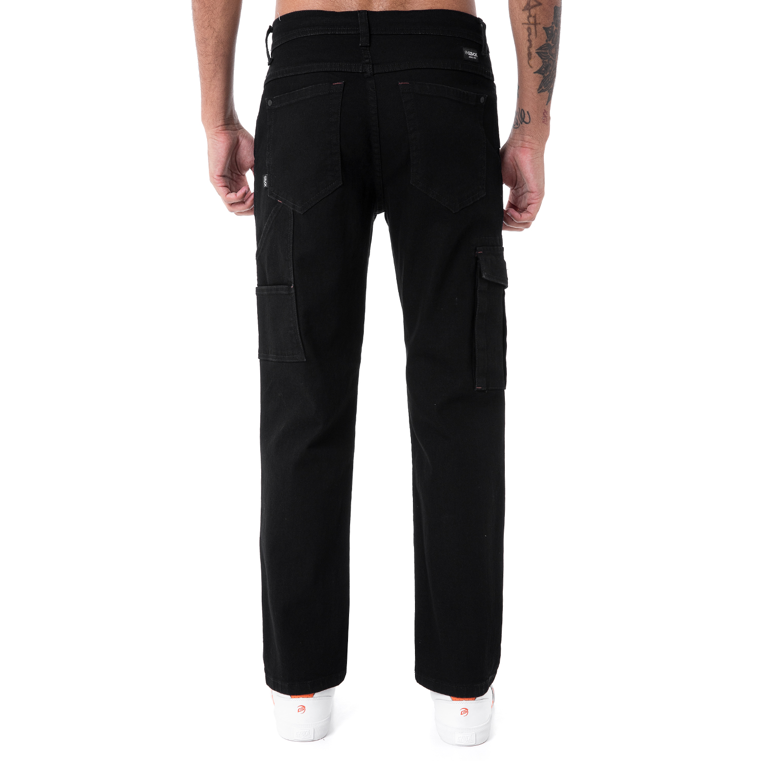 Pantalon Cargo Denim Comfort (Lr) Skate Pants Natural Black