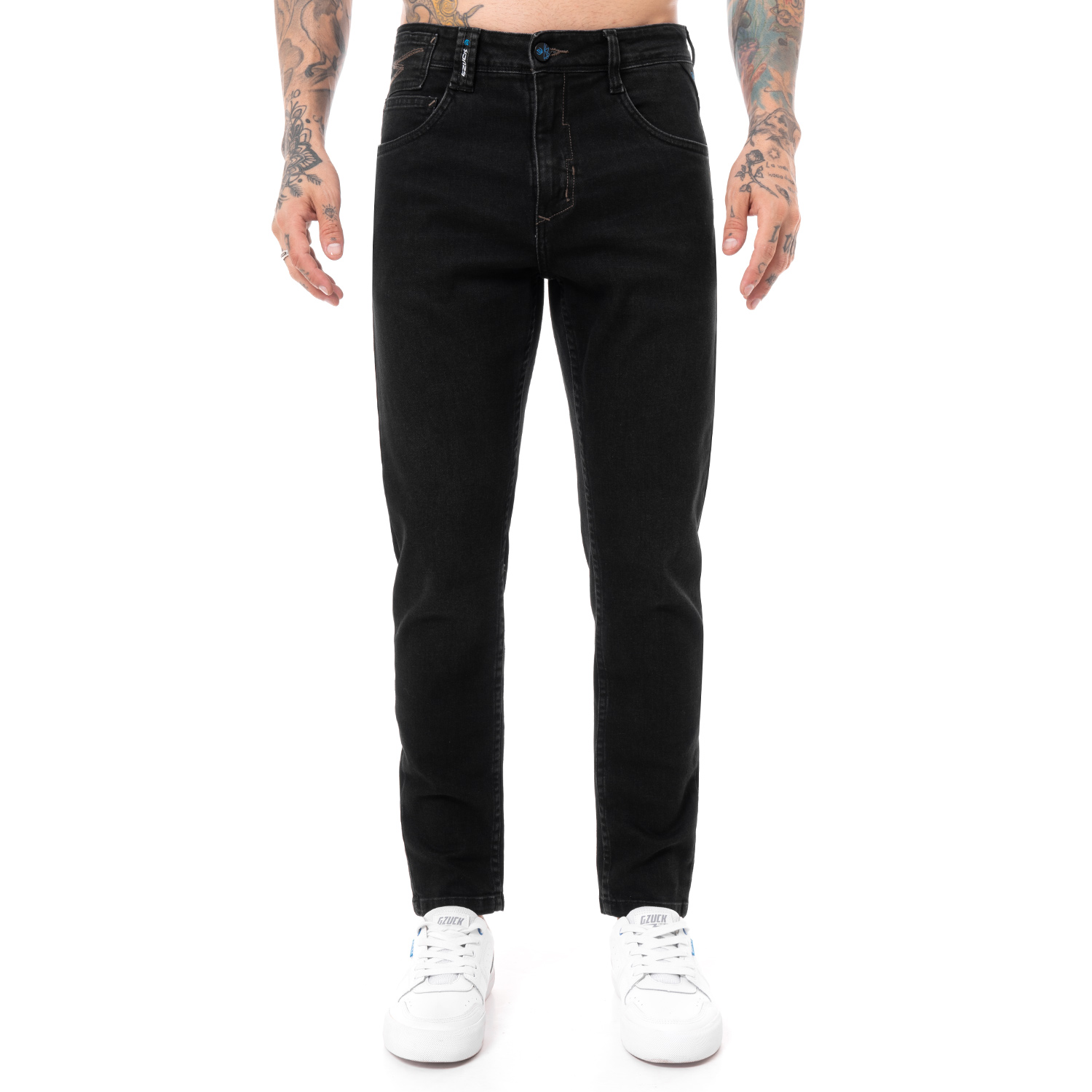 Pantalon Denim Comfort Lr Gj Serie 121 T. Stone Black St. Gzuck