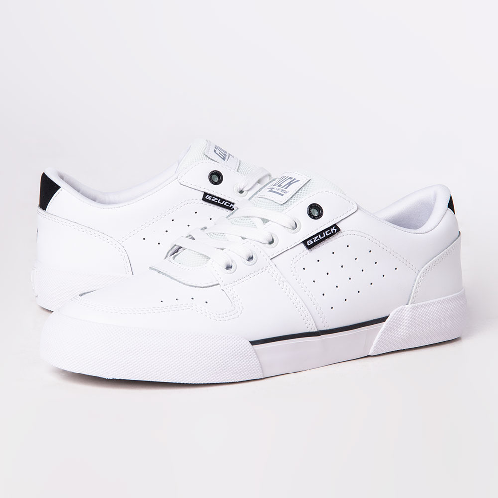 Zapatilla Leather//Mesh/Nubuk Pu Skynerd White/Black | Gzuck