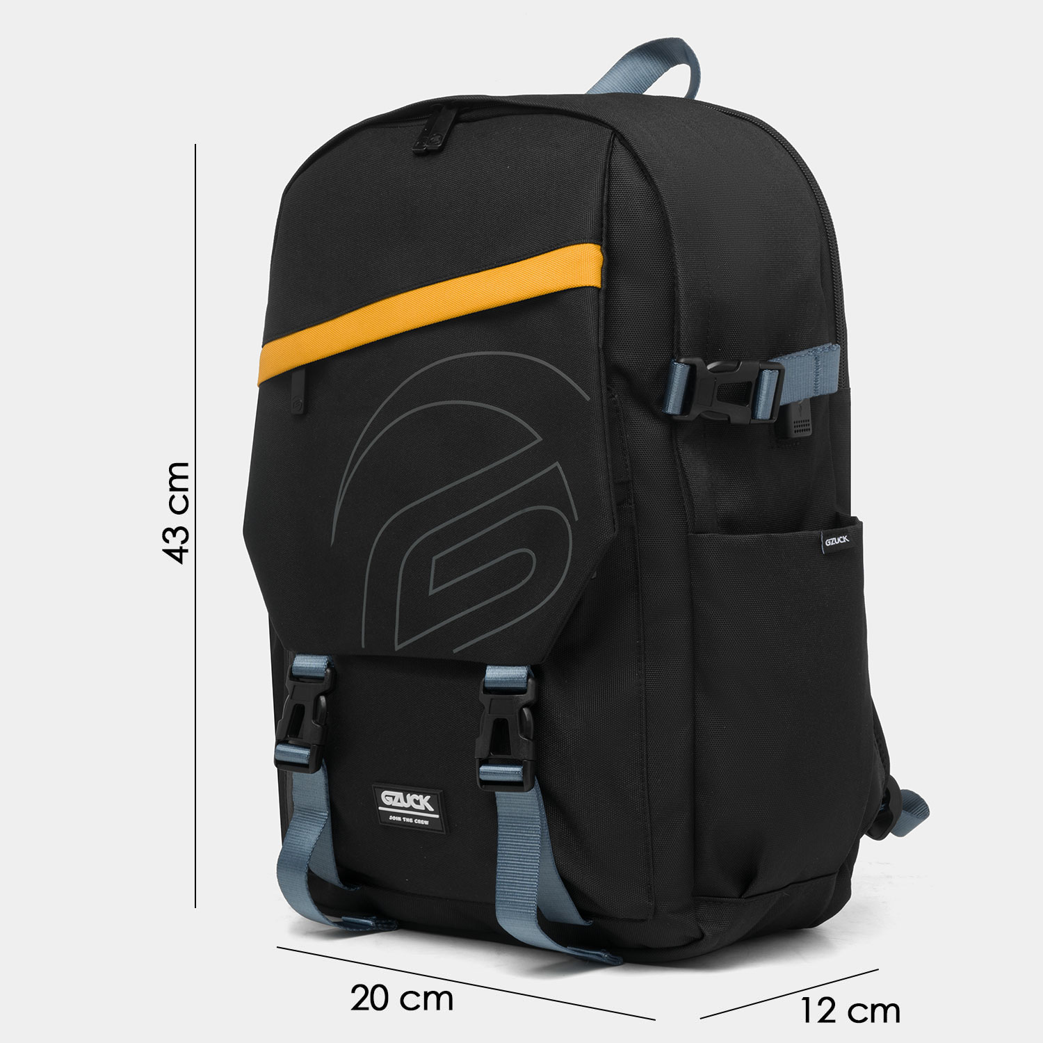 Mochila Impermeable P/Laptop C/Carga Usb Gzk Hiuw Black | Gzuck