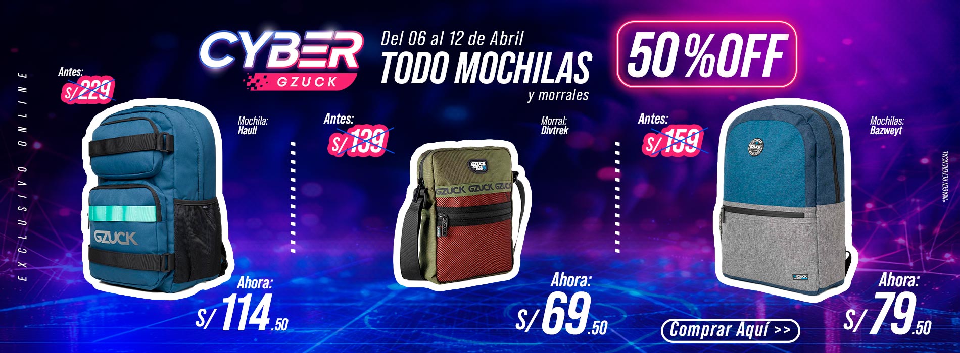 Cyber WOW Mochilas y accesorios