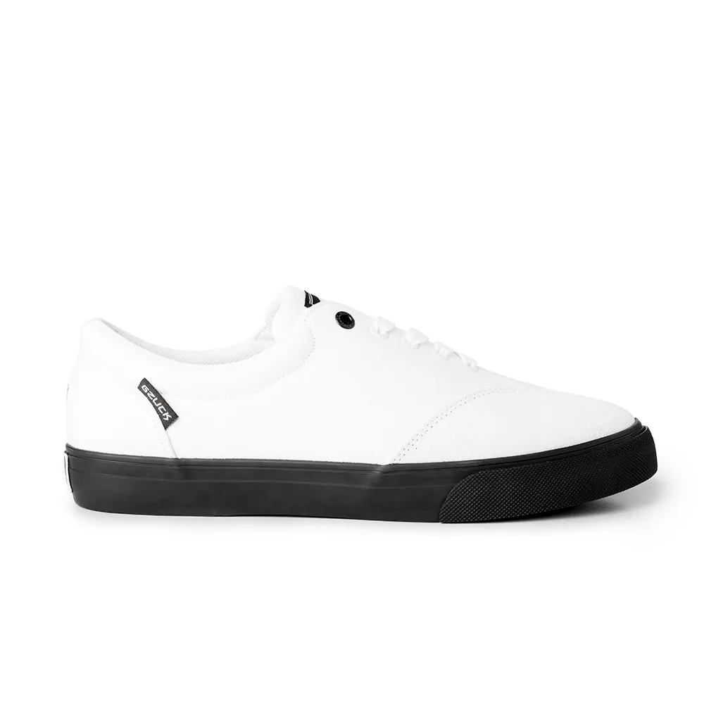 Zapatilla Canvas / Cow Suede Hoknek White | Gzuck